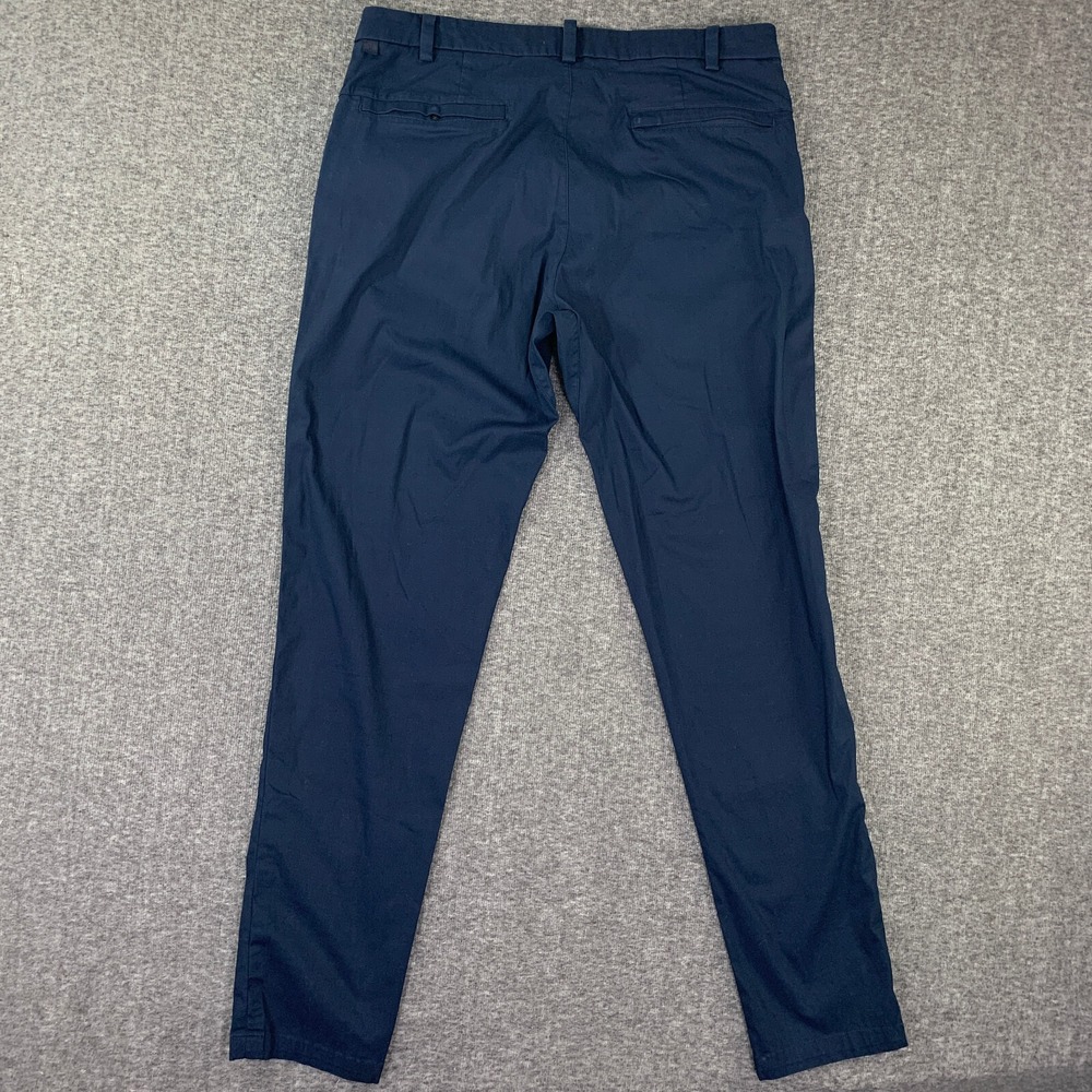 Lululemon ABC Pants Men 33x31 Navy Blue Chino Trousers Performance Warpstreme - Picture 10 of 12